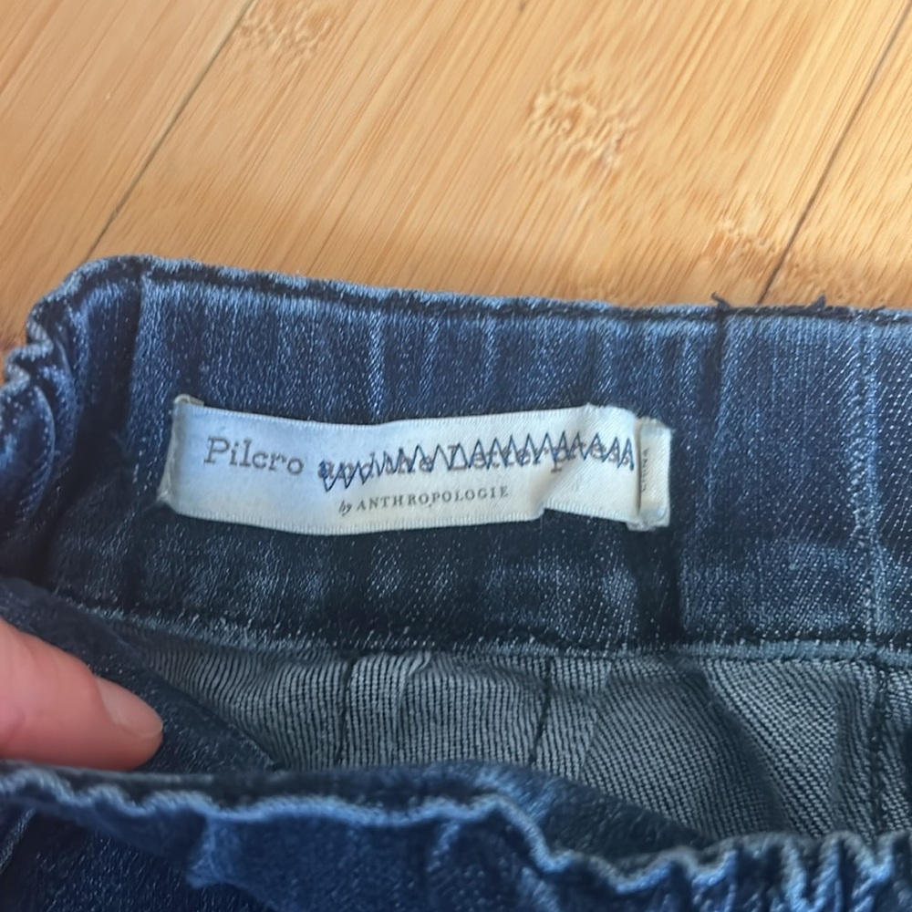 Anthropologie Pilcro & the Letterpress High Rise Denim Jean Leggings women’s XXS - Picture 3 of 11